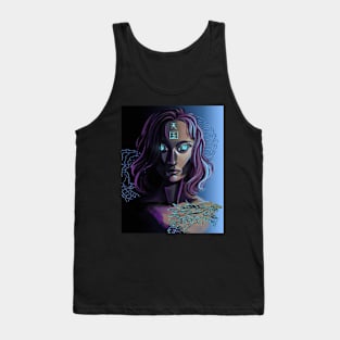 Girl and dragon Tank Top